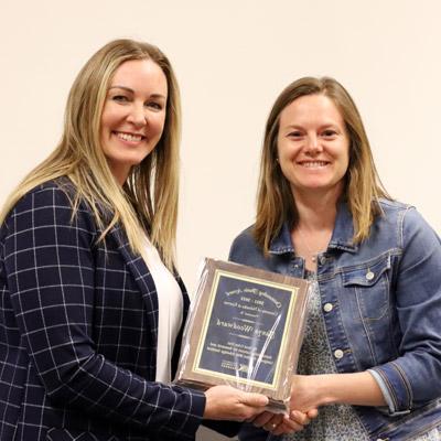 a student is presented with an award